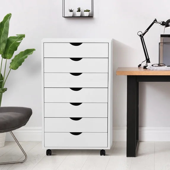 CONCETTA Drawer File Cabinet, Lateral Filing Under Desk Storage Organizer with Wheels for Home Office