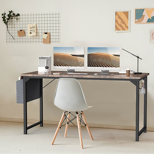 CONCETTA Computer Desk - 32/40/47/55/63 inch Student Kids Study Wooden Desk with Headphone Hook and Storage Bag for Bedroom, Living Room, Study Room