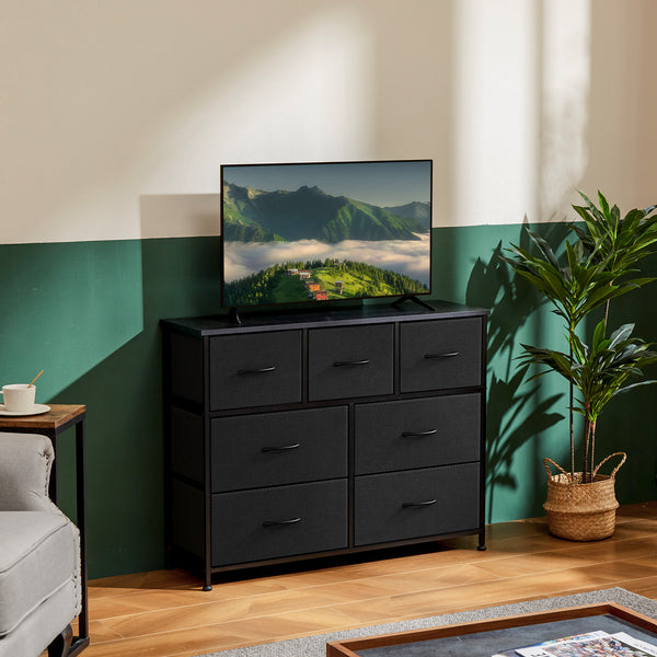 CONCETTA 7-Drawer Dresser, Fabric Storage Tower Organizer for Bedroom, Living Room