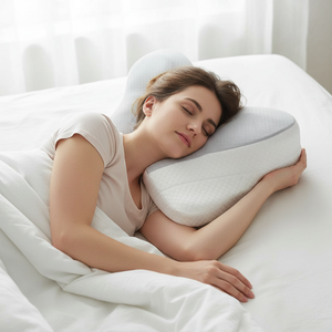 Ergonomic Cervical Pillow Orthopedic Cervical Pillow for Neck Pain Relief, King, Gray