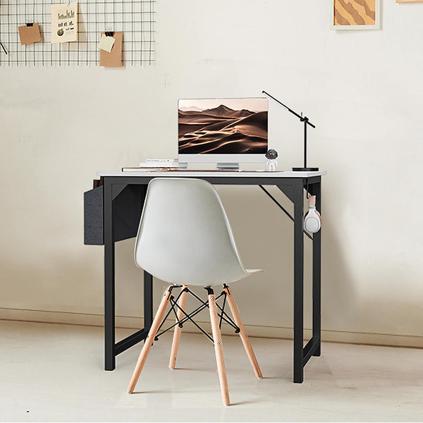 CONCETTA Computer Desk - 32/40/47/55/63 inch Student Kids Study Wooden Desk with Headphone Hook and Storage Bag for Bedroom, Living Room, Study Room