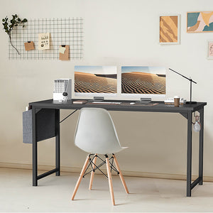CONCETTA Computer Desk - 32/40/47/55/63 inch Student Kids Study Wooden Desk with Headphone Hook and Storage Bag for Bedroom, Living Room, Study Room