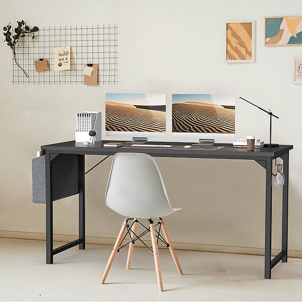 CONCETTA Computer Desk - 32/40/47/55/63 inch Student Kids Study Wooden Desk with Headphone Hook and Storage Bag for Bedroom, Living Room, Study Room