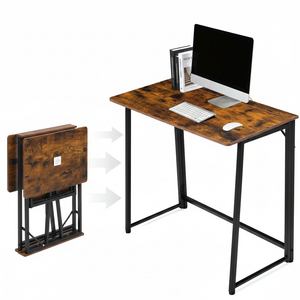 CONCETTA Lightweight Folding Desk 31.5", Space Saving Workstation, Portable Computer Table for Small Home Office & RV, Easy Set Up