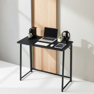 CONCETTA Lightweight Folding Desk 31.5", Space Saving Workstation, Portable Computer Table for Small Home Office & RV, Easy Set Up