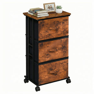 CONCETTA Dresser Storage with 3 Drawers,Item Storage with Wheels, for Home Office