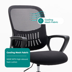 CONCETTA Tall Office Chair for Standing Desk with Adjustable Foot Ring,Counter Height Office Chairs