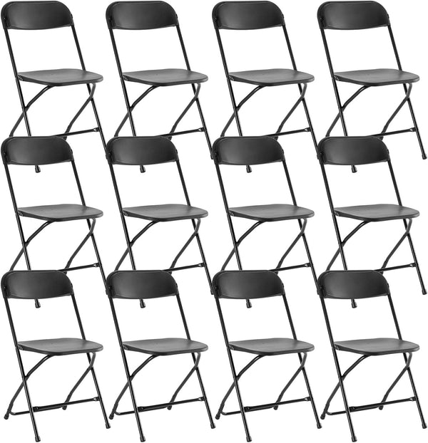 CONCETTA Genuine Leather Folding Chair - Soft and comfortable, easy to carry and store, suitable for events, weddings, parties, home, office