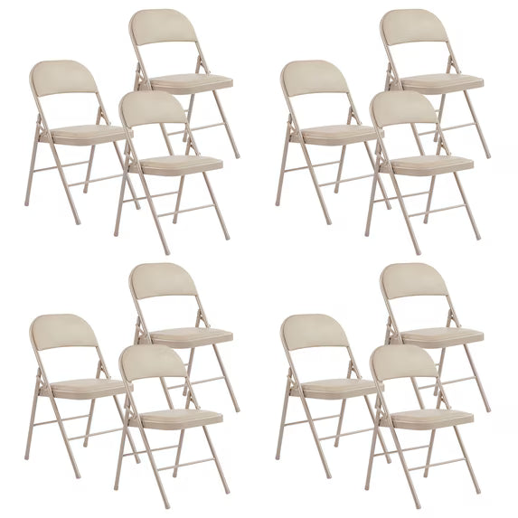 CONCETTA Genuine Leather Folding Chair - Soft and comfortable, easy to carry and store, suitable for events, weddings, parties, home, office