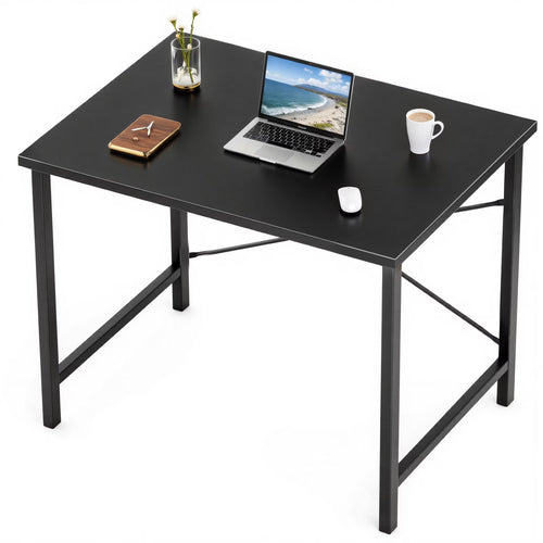 CONCETTA Computer Desk, Simple Writing Desk for Home Office, Small Gaming Desk for Bedroom, Compact Office Desk Table
