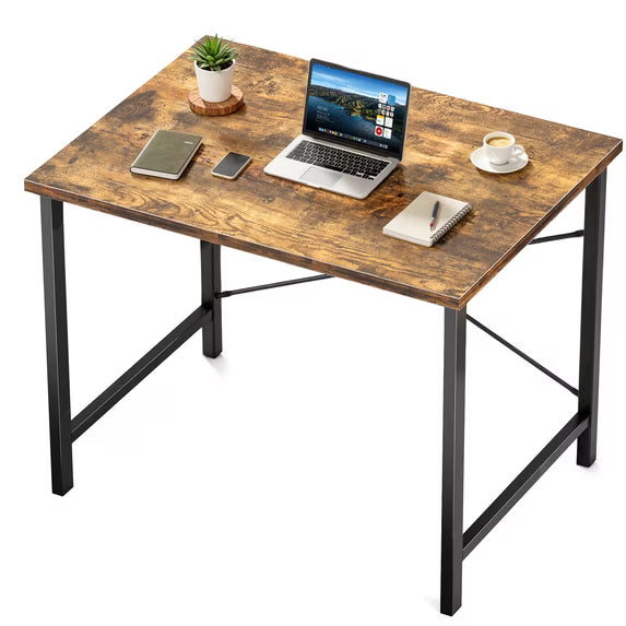 CONCETTA Computer Desk, Simple Writing Desk for Home Office, Small Gaming Desk for Bedroom, Compact Office Desk Table