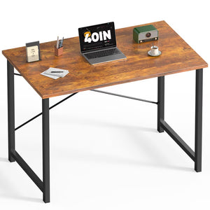 CONCETTA Computer Desk, Simple Writing Desk for Home Office, Small Gaming Desk for Bedroom, Compact Office Desk Table