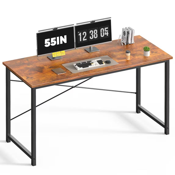 CONCETTA Computer Desk, Simple Writing Desk for Home Office, Small Gaming Desk for Bedroom, Compact Office Desk Table