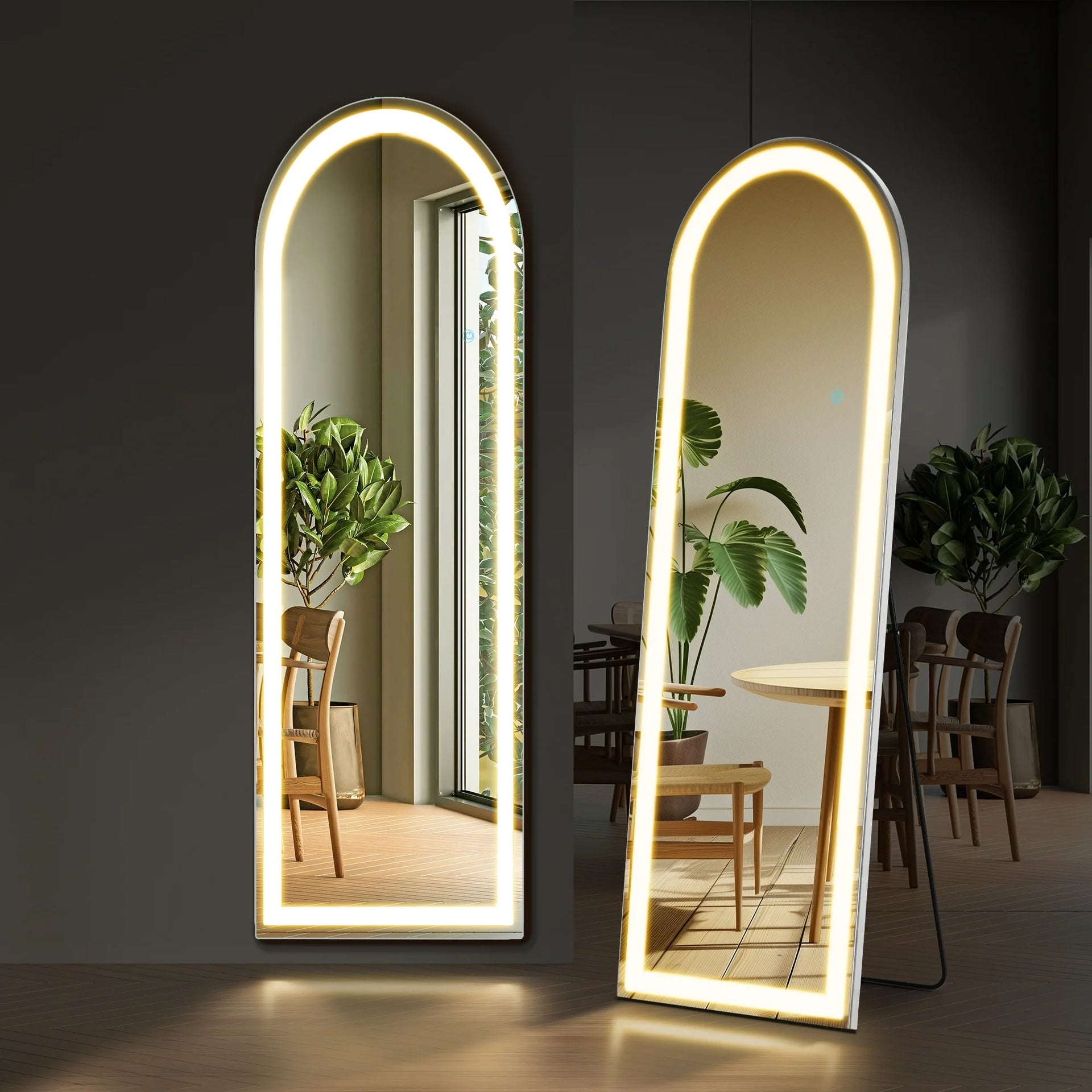 CONCETTA 3 Color Lighting Mirror with LED Lights, 64 CONCETTA 3 Color Lighting Mirror with LED Lights, 64