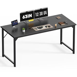 CONCETTA Computer Desk, Simple Writing Desk for Home Office, Small Gaming Desk for Bedroom, Compact Office Desk Table