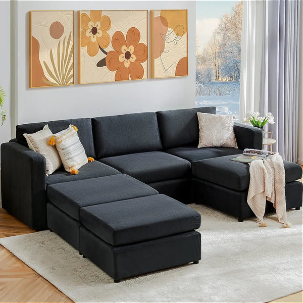 CONCETTA Convertible Sleeper Sofa Bed - Modular Sectional Sofa Set for Living Room, for office, living room, bedroom