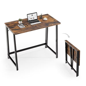 CONCETTA Lightweight Folding Desk 31.5", Space Saving Workstation, Portable Computer Table for Small Home Office & RV, Easy Set Up