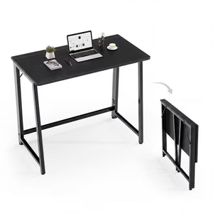 CONCETTA Lightweight Folding Desk 31.5", Space Saving Workstation, Portable Computer Table for Small Home Office & RV, Easy Set Up