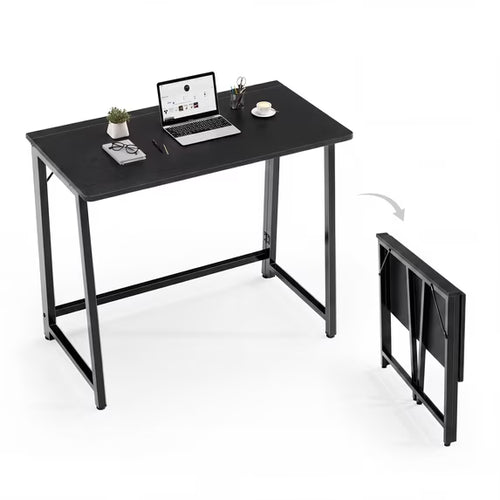 CONCETTA Lightweight Folding Desk 31.5", Space Saving Workstation, Portable Computer Table for Small Home Office & RV, Easy Set Up