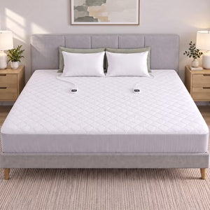 CONCETTA Heating Mattress Topper, 10 Heating Levels with Overheat Protection and Timing