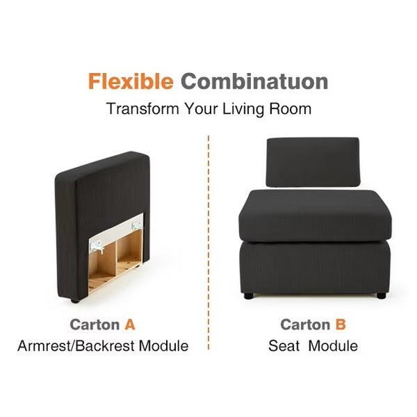 CONCETTA Convertible Sleeper Sofa Bed - Modular Sectional Sofa Set for Living Room, for office, living room, bedroom