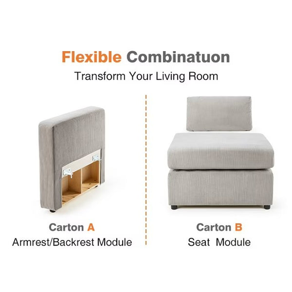 CONCETTA Convertible Sleeper Sofa Bed - Modular Sectional Sofa Set for Living Room, for office, living room, bedroom