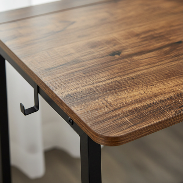 CONCETTA Lightweight Folding Desk 31.5", Space Saving Workstation, Portable Computer Table for Small Home Office & RV, Easy Set Up
