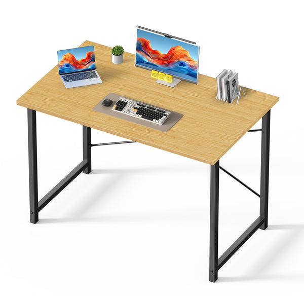 CONCETTA Computer Desk - 31/40/47/55/63 inch Student Kids Study Wooden Desk with Headphone Hook and Storage Bag for Bedroom, Living Room, Study Room