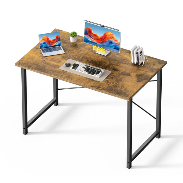 CONCETTA Modern Simple Style Wooden Work Office Desks with Storage Bag and Iron Hook