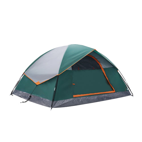 SHOUFTW 2-4 Person Waterproof Camping Tent with Rainfly, Easy Setup Dome Tent with Mesh Windows & Skylight Vent, Lightweight Portable Tent for Outdoor Camping, Hiking, Festivals & Backyard
