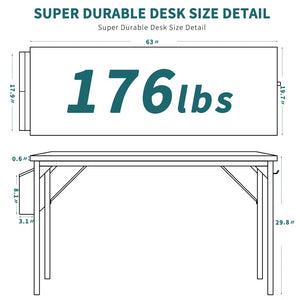 CONCETTA Maloof Writing Desk with Storage Bag