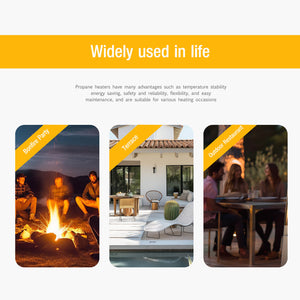 CONCETTA Propane Heater for Outdoor Camping