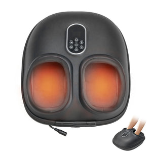 CONCETTA Full Foot Massager Machine with Heat & Shiatsu, Deep Tissue Plantar Fasciitis Relief, Gifts for Women Men Mom Dad, Fits up to Size 13