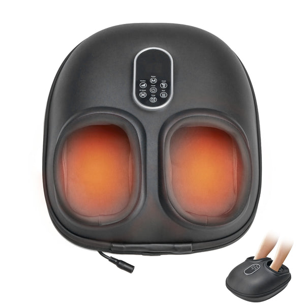 CONCETTA Full Foot Massager Machine with Heat & Shiatsu, Deep Tissue Plantar Fasciitis Relief, Gifts for Women Men Mom Dad, Fits up to Size 13