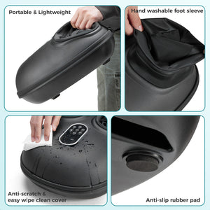 CONCETTA Full Foot Massager Machine with Heat & Shiatsu, Deep Tissue Plantar Fasciitis Relief, Gifts for Women Men Mom Dad, Fits up to Size 13