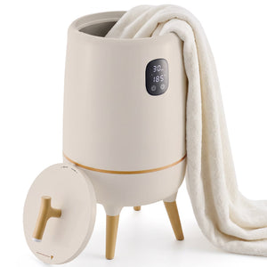 SHOUFTW 20L Towel Warmer Bucket, 450W Heated Towel Warmer with 4 Heat Level, Remote Control & Aromatherapy Box