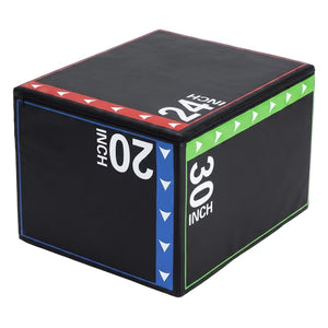 SHOUFTW 3-in-1 Plyo Jump Box , Strength Training for Home Gym