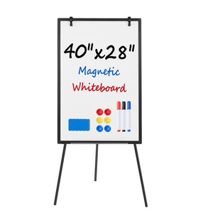 SHOUFTW Magnetic Whiteboard with Stand, Portable Dry Erase Board with Adjustable Tripod Easel for Office, Classroom, Home