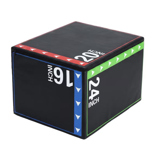 SHOUFTW 3-in-1 Plyo Jump Box , Strength Training for Home Gym