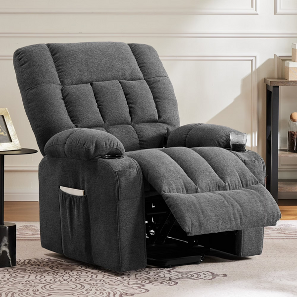 CONCETTA Indulge Adult Modern Lounge Chair Recliners with Massage and Sofa Bed