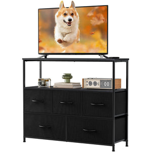 CONCETTA Dresser TV Stand, Dresser for Bedroom, Dresser Drawer Organizer, TV Console Table