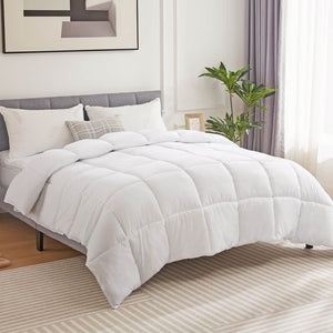CONCETTA Fluffy Duvet Insert, Hotel Feather Comforter, Lightweight Down Alternative