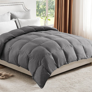 CONCETTA Fluffy Duvet Insert, Hotel Feather Comforter, Lightweight Down Alternative