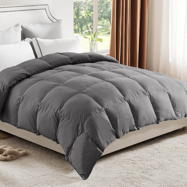 CONCETTA Fluffy Duvet Insert, Hotel Feather Comforter, Lightweight Down Alternative