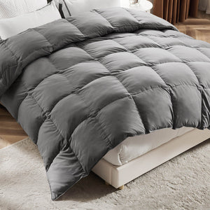CONCETTA Fluffy Duvet Insert, Hotel Feather Comforter, Lightweight Down Alternative