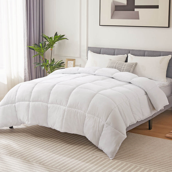 CONCETTA Comforter and Duvet Insert,All Season Down Alternative Comforters Hotel Blanket with Corner Tabs