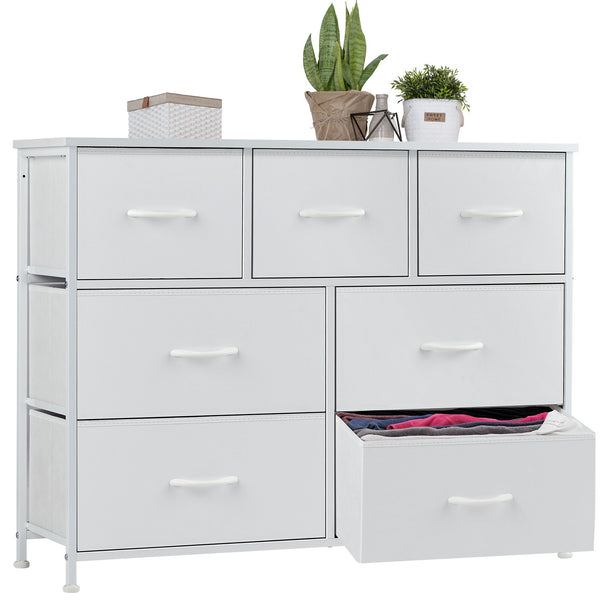JOINSUN 7-Drawer Dresser, Fabric Storage Tower Organizer for Bedroom, Living Room