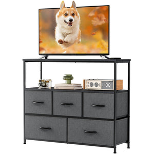 CONCETTA Dresser TV Stand, Dresser for Bedroom, Dresser Drawer Organizer, TV Console Table