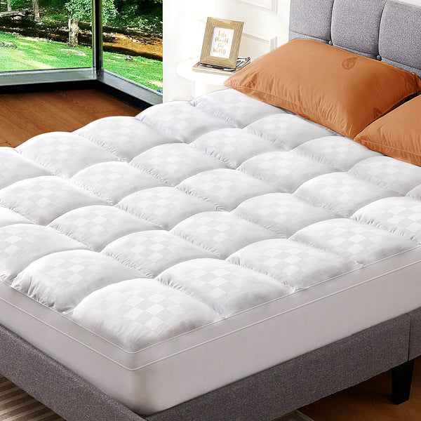 CONCETTA Mattress Topper Twin, Extra Thick Bed Topper for Hot Sleepers