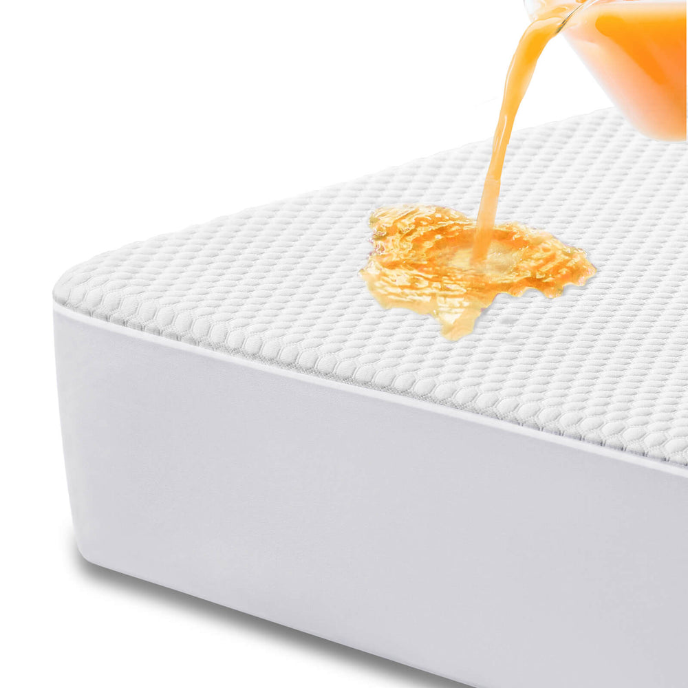 JOINSUN Mattress Protector, Fitted Deep Pocket Bed Cover Soft and Skin-Friendly